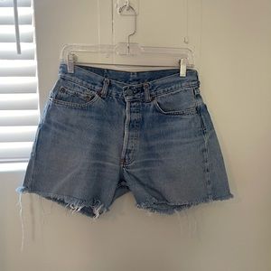 Vintage Denim Shorts Sz 32 High Waist